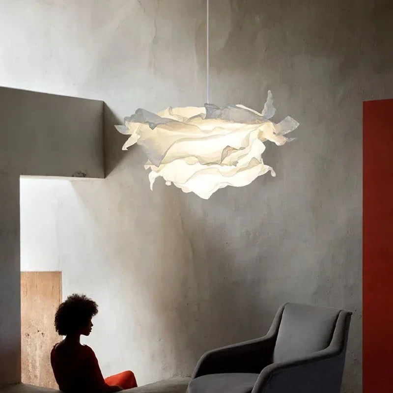 SANDYHA papier moderne personnalisé bricolage lustres chambre salon salle à manger Restaurant Suspension Luminaire Suspension - vue 4 sur 9