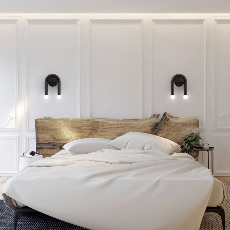 Applique nordique applique murale créative chevet salle de bain éclairage intérieur hôtel salon chambre allée Foyer décor appliques intérieures lampe - vue 3 sur 7