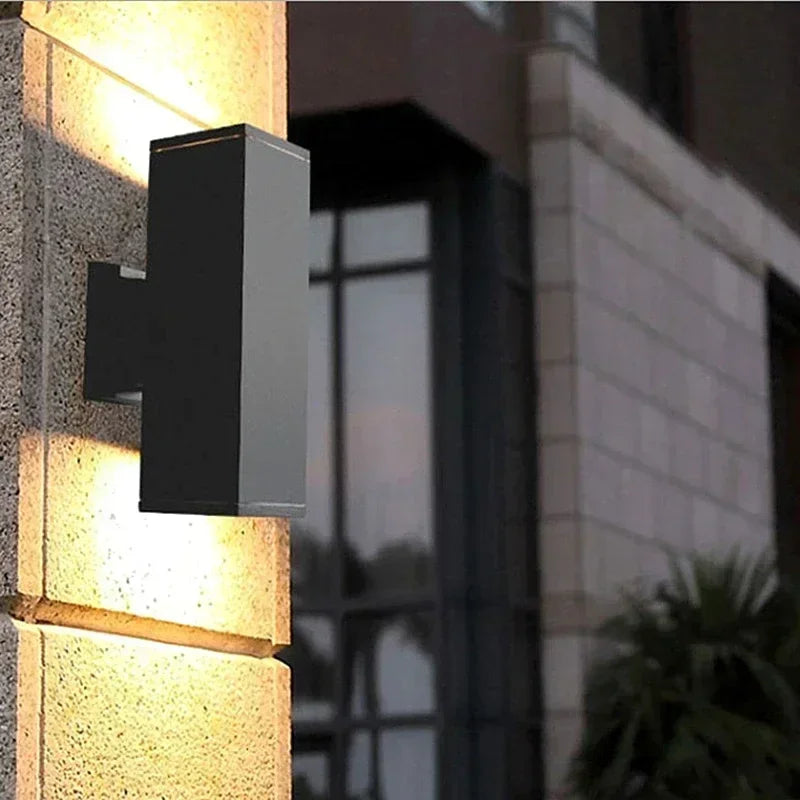 Applique murale extérieure en aluminium avec verre trempé IP65 - vue 4 sur 6
