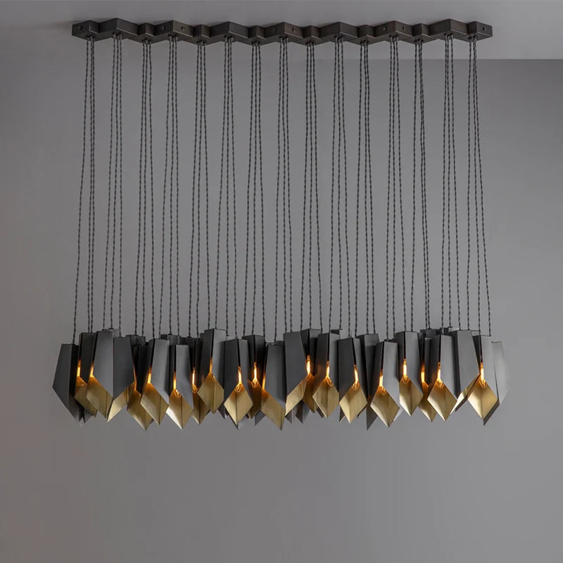lustre créatif de personnalité design nordique lumière italienne éclairage de luxe