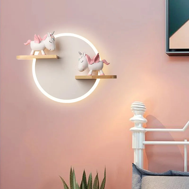 Applique murale Led nordique en forme de dessin animé - vue 3 sur 8