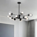 Lustre moderne design avec boule en verre magique haricot
