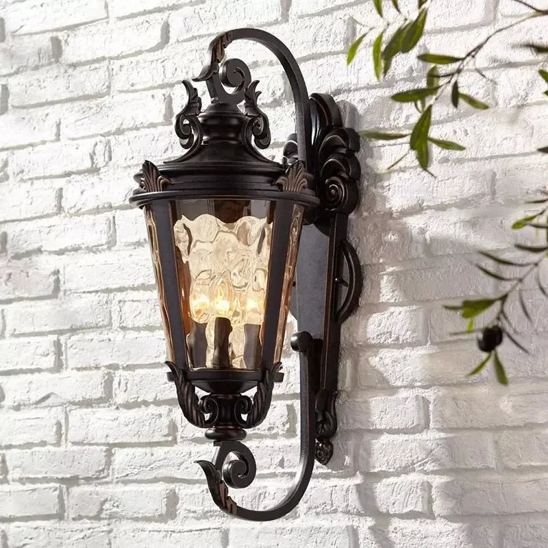 applique murale led extérieure étanche style européen américain - vue 6 sur 11