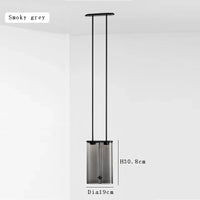 suspension led minimaliste design italien en verre