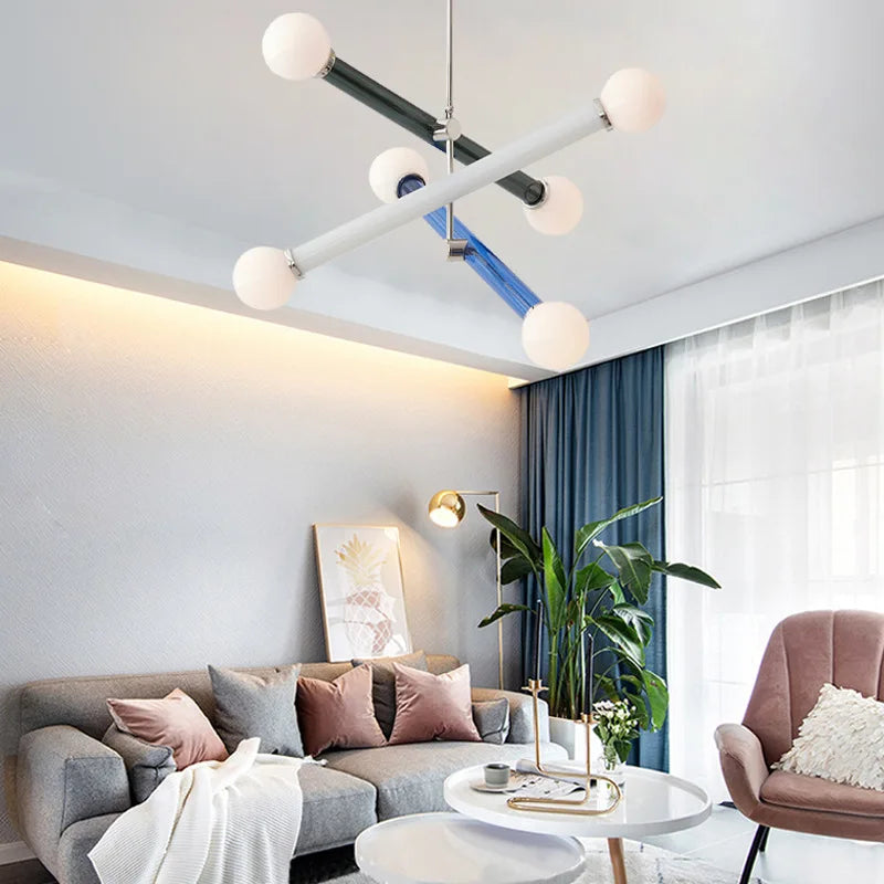 lustre design minimaliste art déco éclairage suspendu