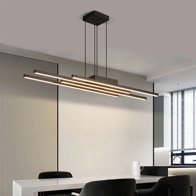 lustre moderne design nordique lumineux pour bar et restaurant - vue 2 sur 9
