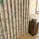Rideau occultant motif floral style moderne chambre salon