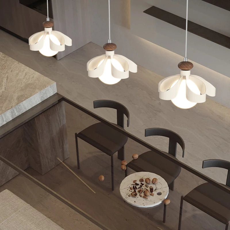 lustre médiéval rétro en bois massif pour intérieur et extérieur - vue 5 sur 8