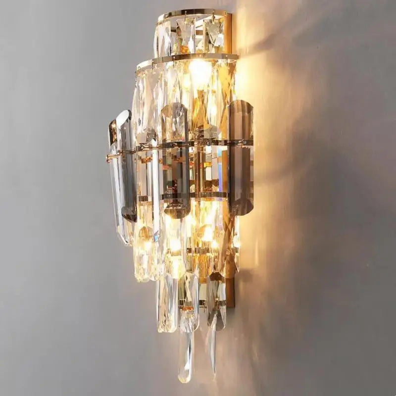 applique murale en cristal pour éclairage intérieur et extérieur - vue 2 sur 8