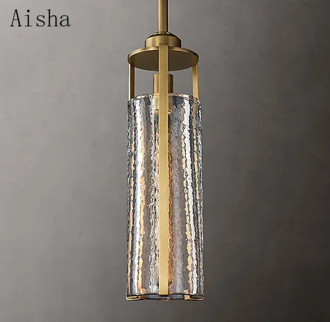 lustre en verre nordique style industriel pour décoration intérieure - vue 2 sur 10