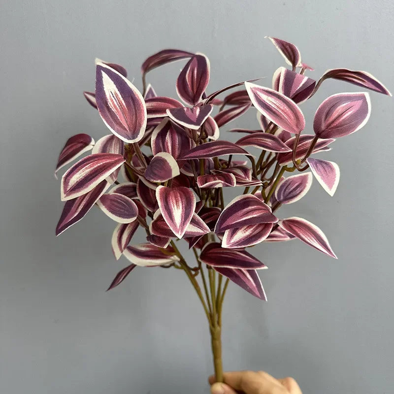 feuilles artificielles en plastique pour décoration florale intérieure - vue 13 sur 15