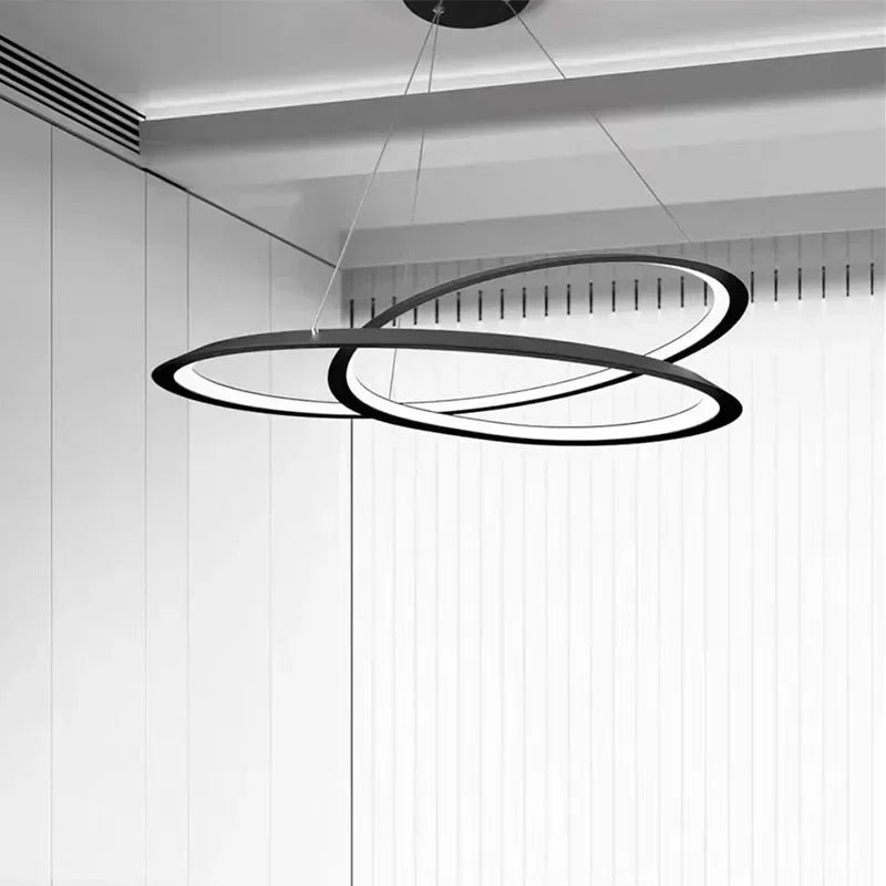 Lustre LED suspendu au design moderne - vue 6 sur 15