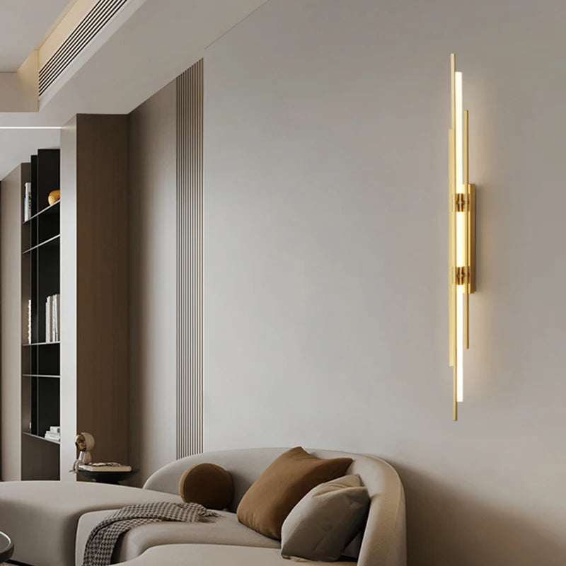 applique murale led minimaliste restaurant bureau éclairage art déco - vue 2 sur 14
