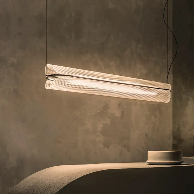 lampe led moderne à suspension réglable pour bar et bureau