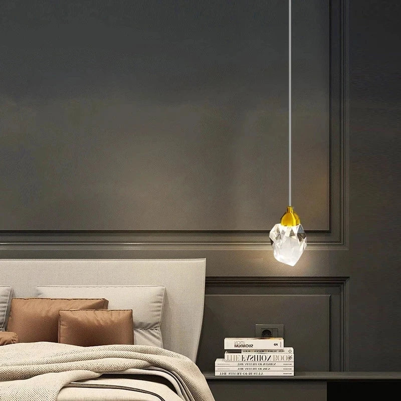lustre en cristal nordique led pour intérieur - vue 7 sur 10