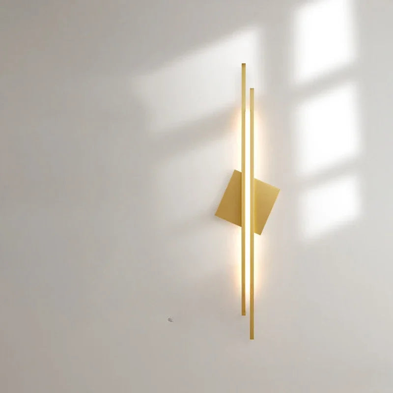 applique murale en cuivre pour décoration murale moderne et éclairage LED - vue 6 sur 12
