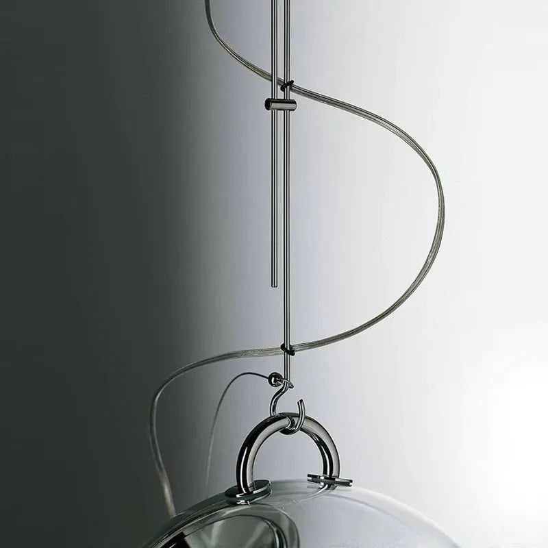 suspension design boule de verre pour intérieur romantique et restaurant - vue 7 sur 8