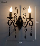Applique murale Vintage en cristal