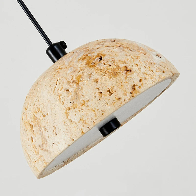 suspension wabi sabi trois têtes design minimaliste européen pour restaurants