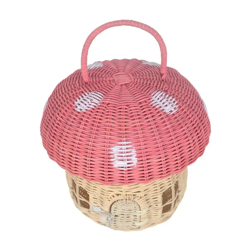 panier en rotin pour enfants organisateur pique-nique jouets et articles divers - vue 12 sur 11