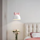 lustre mignon pour chambre d'enfant avec nœud lapin