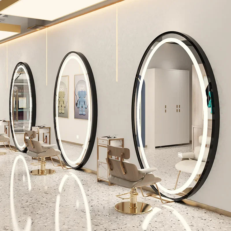 miroir lumineux moderne créatif en forme d'œuf - vue 6 sur 6