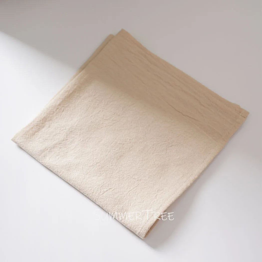 Serviette de table coton lavé style vintage 12 - vue 4 sur 7
