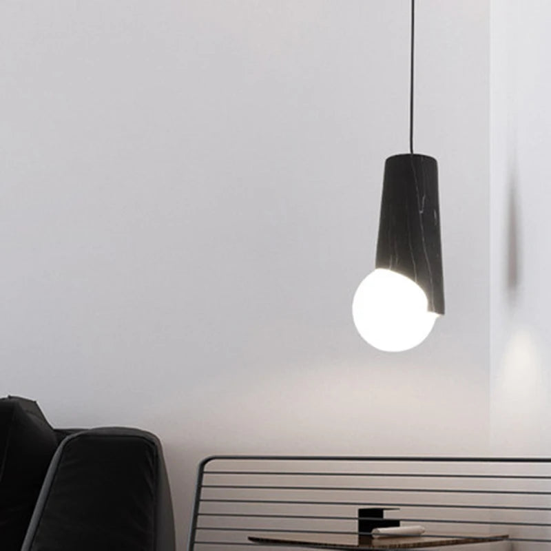 Nordique simple chambre chevet lustre intérieur foyer restaurant bar luminaria Simple lustre décoration de la maison salon suspension - vue 5 sur 8