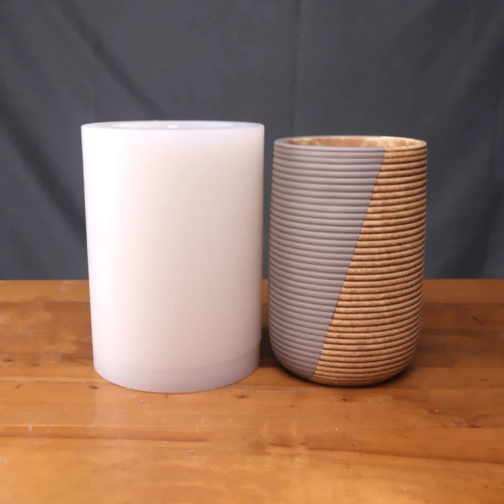 moule en silicone pour pots de fleurs en béton - vue 10 sur 10