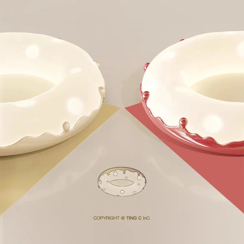 lustre créatif en forme de beignet pour chambre d'enfant - vue 7 sur 12