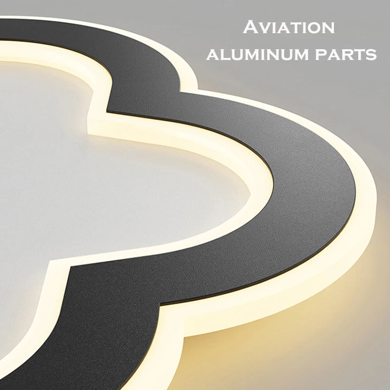 Lampe d'allée ronde Simple plafonnier à LED Dia 25cm monté plafonniers de cuisine créatifs plafonnier carré pour la maison intérieure - vue 6 sur 23