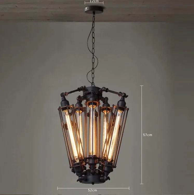 lustre moderne suspension grandes lampes créatives noir