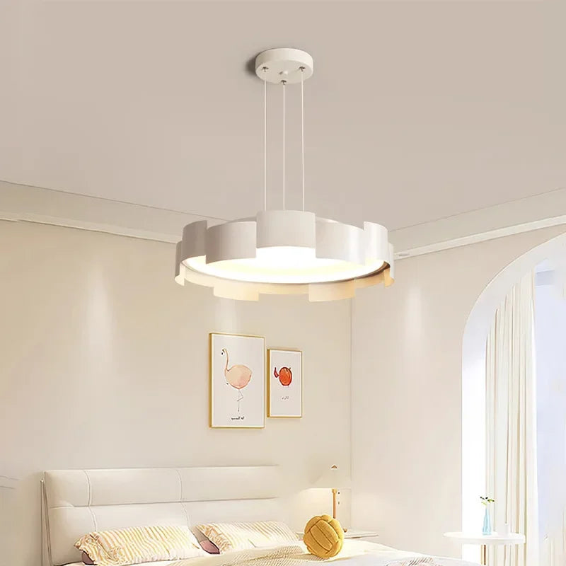 lustre moderne à leds pour décoration intérieure - vue 7 sur 10
