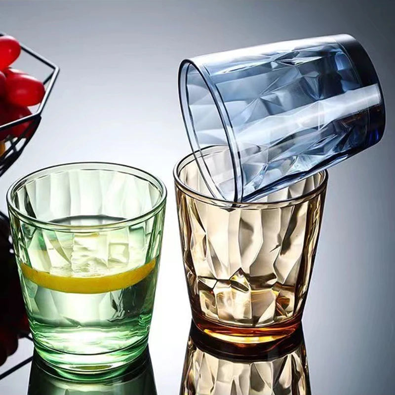 Verres vin bière incassables réutilisables style transparent fête