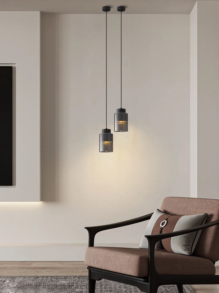 suspension moderne en cuivre pour éclairage créatif luxe