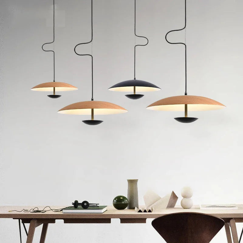 Suspension style nordique led avec soucoupe volante