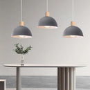 lustre nordique led en bois pour décoration maison