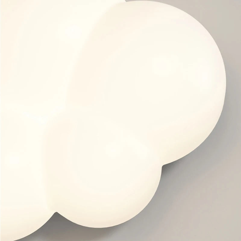 applique murale nuage blanche lampe enfant design moderne et chaleureux - vue 7 sur 9