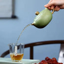 Théière artisanale yixing gongfu motif lotus 300ml