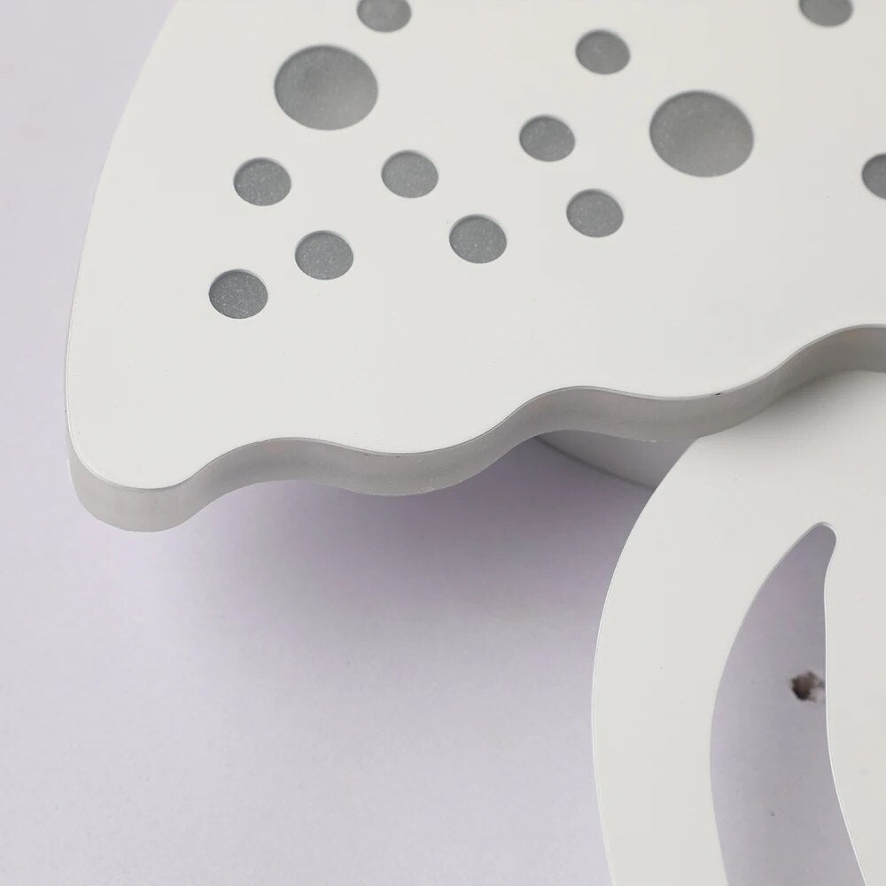 Applique murale blanche en forme de méduse à LED - vue 8 sur 7