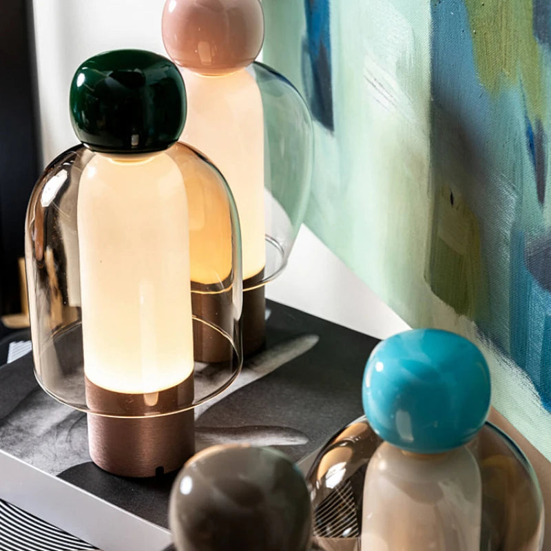 lampe de bureau moderne avec chargeur usb intégrée et design minimaliste - vue 4 sur 10