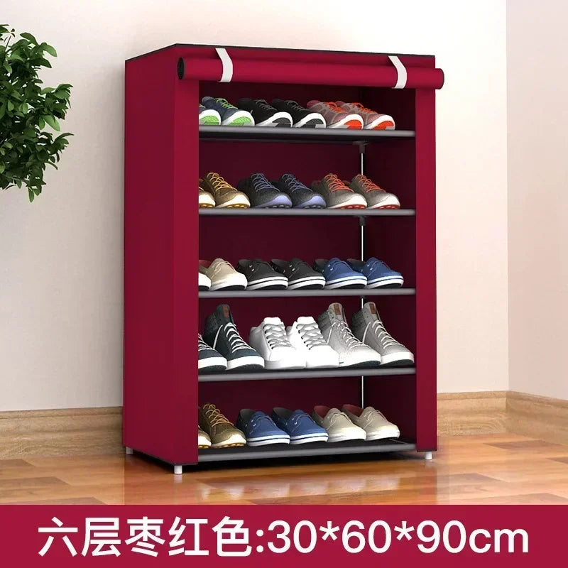 étagère à chaussures multicouche économique et pratique anti-poussière - vue 16 sur 16