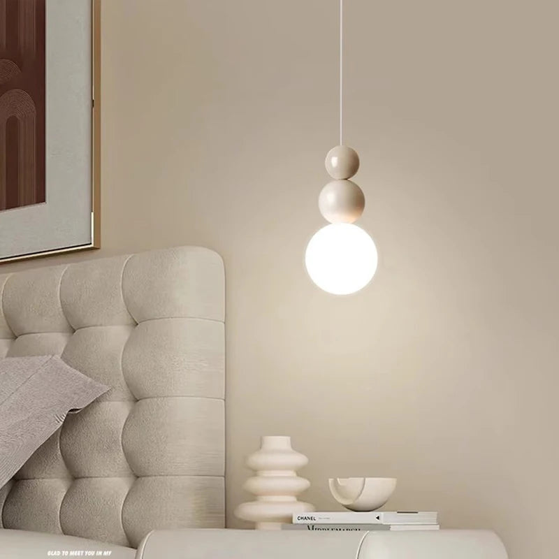 suspension led nordique macaron luminaire minimaliste décoration intérieure