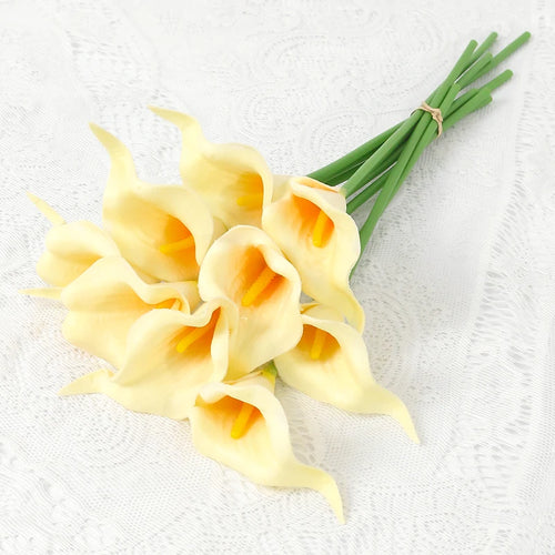 lot de fleurs artificielles lys calla pour mariage et décoration florale