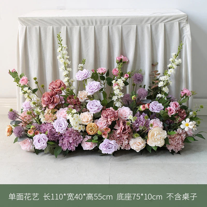arrangement de fleurs artificielles pour décoration de mariage et événements