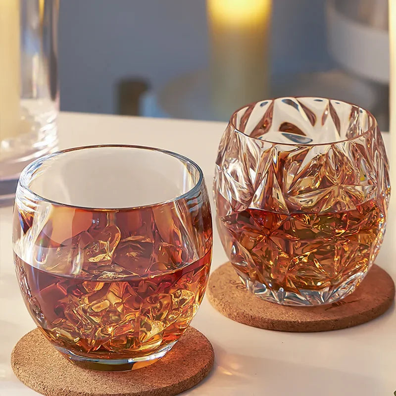 Verre style western motif crâne pour whisky bière