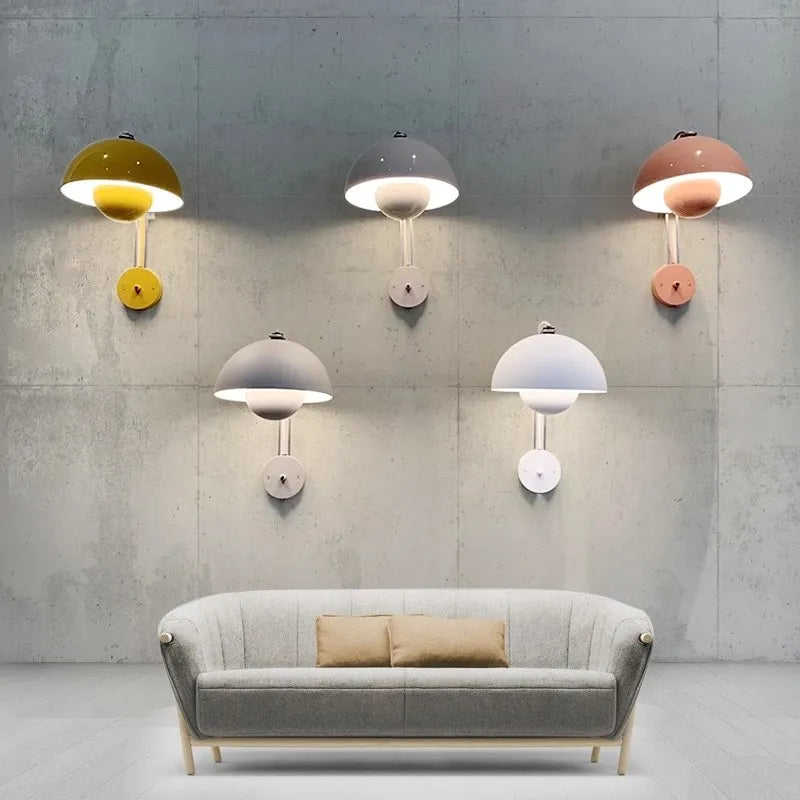 Applique murale nordique LED en forme de bourgeon - vue 2 sur 12