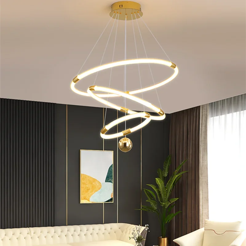 lustre à LED design avec détection de geste pour intérieur - vue 2 sur 12