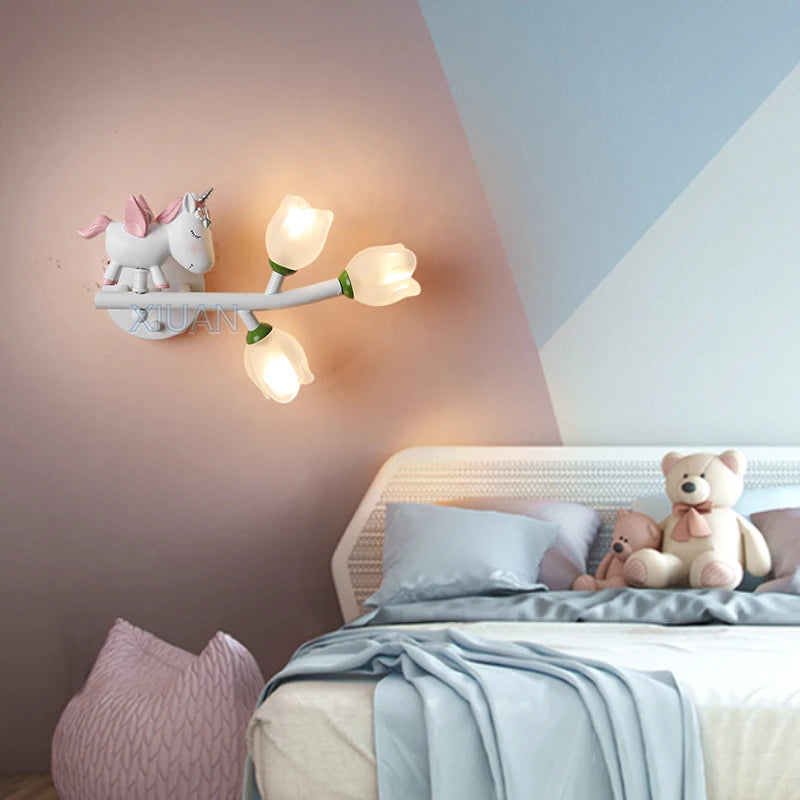 applique murale rechargeable en résine pour chambre d'enfant décorative - vue 4 sur 22