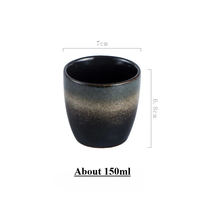 Tasse à thé japonaise en céramique style minimaliste
